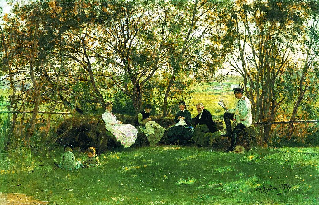Ilya Repin’s On a Turf Bench (1876): The Aura of Time—Moving Beyond Realism into Energy