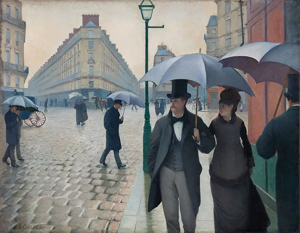 Gustave Caillebotte: Finding Serenity in the Rhythmic Echo of Rain